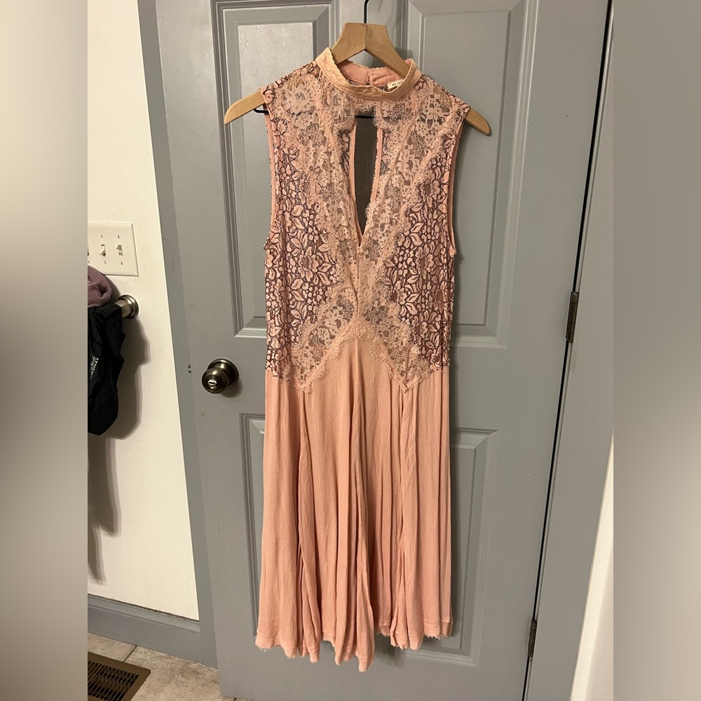 Pink Lacey Dress